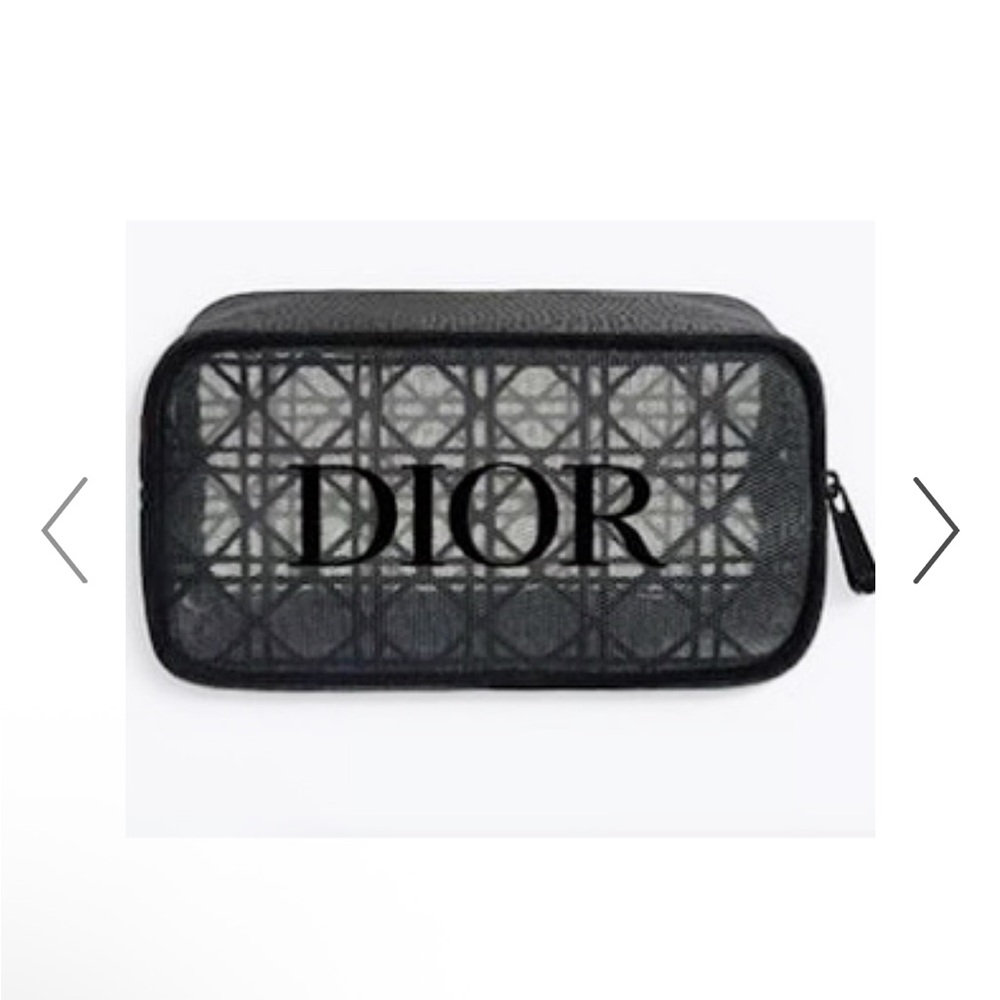 Dior beauty mesh Cosmetics Pouch ✨GWP